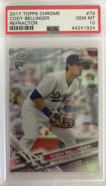 2017 Topps Chrome Refractor Cody Bellinger 79