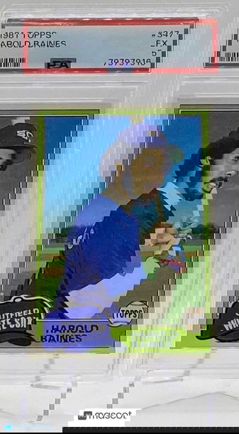 1981 Topps Harold Baines #347 PSA 5 Rookie RC HOF