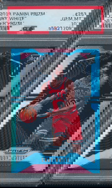 2019 Panini Prizm Coby White RC Silver PSA 10 (K)