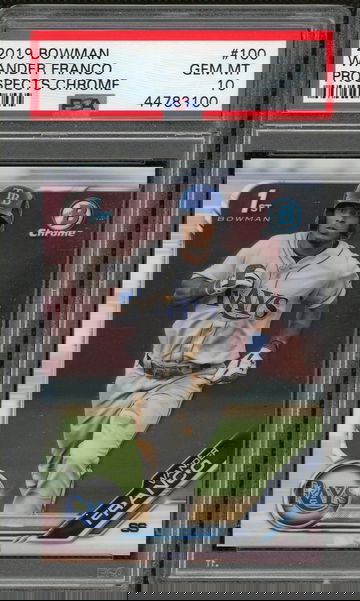 Wander Franco 2019 Bowman Chrome Rookie PSA 10