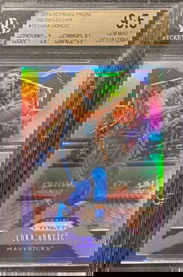 2019-20 Prizm Silver Luka Doncic BGS 9.5 Gem Mint 