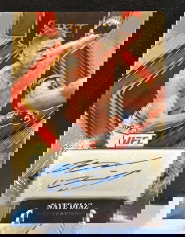 2022 Select UFC  Nate Diaz  Signatures Auto  Autograph #SG-NDZ 