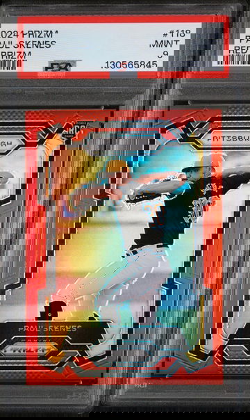 2024 Panini Prizm Red Paul Skenes #118 /299 PSA 9