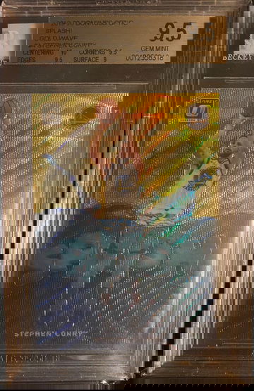 Stephen Curry 2019-20 Optic Splash GOLD WAVE BGS 9.5 Pop 3 (3 above)