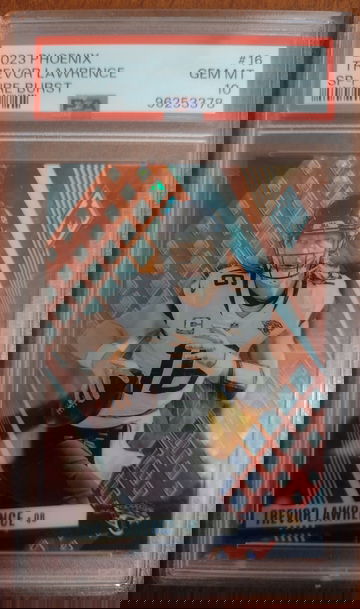 2023 Phoenix Trevor Lawrence 16 SP Variation Fire Burst 292/340 PSA 10 