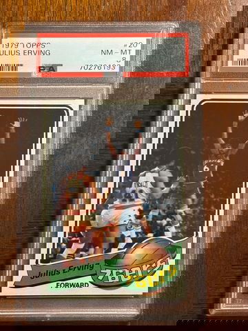 1979 Topps Julius Erving HOF PSA 8 Philadelphia 76ers