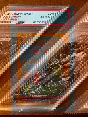 2020 lazer prizm joe burrow 