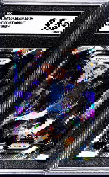 2023-24 Panini Prizm #110 Luka Doncic Ice Prizm SGC 9.5