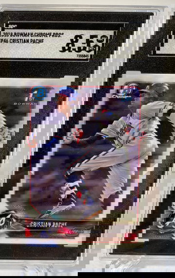 2018 Bowman Chrome Cristian Pache Rookie SGC 8.5
