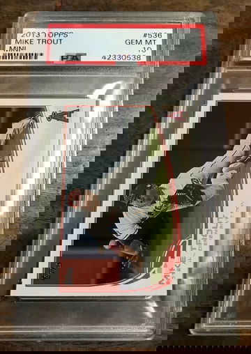2013 TOPPS MINI MIKE TROUT PSA 10 GEM MINT