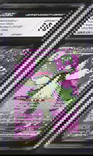 2023 Pokémon Scarlet & Violet Paldea Evolved Meowscarada #231/193 EX Holo CGC 10