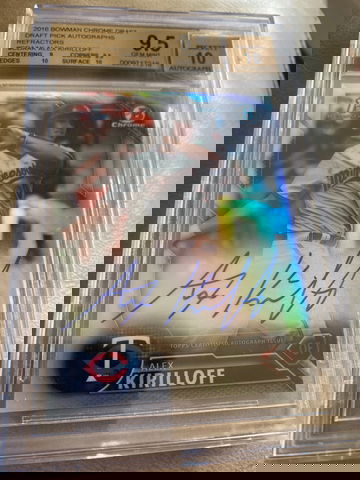 2016 Bowman Draft Alex Kirilloff Refractor Auto /499 9.5/10