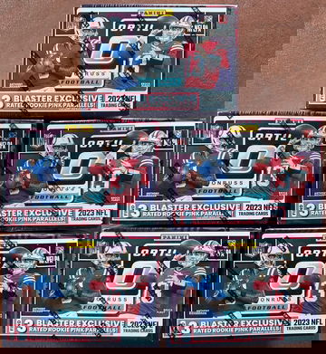 5x 2023 NFL Optic Football Blaster Boxes Factory Sealed - Lot of 5