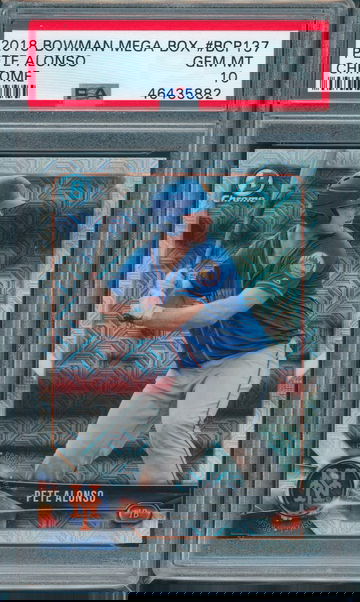 Pete Alonso - 2018 Bowman Chrome Mega Box PSA 10