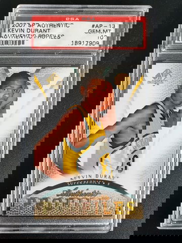 2007 SP authentic Kevin Durant authentic profiles PSA 10 GEM MINT 