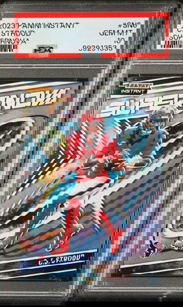 C.J. Stroud 2023 Panini Supernova NFL #SN-6 Football Card Houston Texans PSA 10