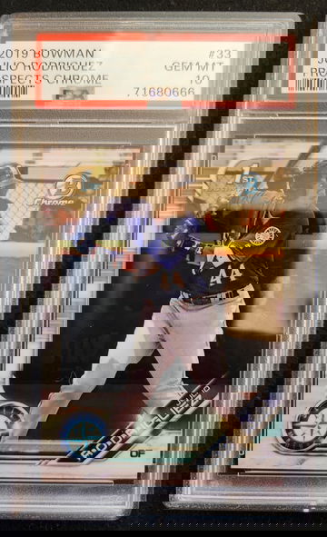 2019 Bowman Julio Rodriguez Prospects Chrome PSA 10