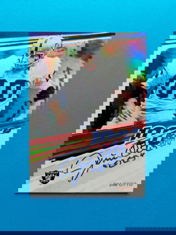 2020 Luminance HOF Jim Otto Oakland Raider Legend NFL On Card Auto.