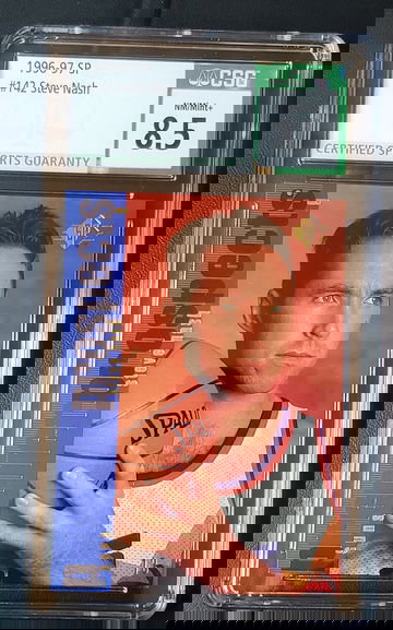 1996-97 SP #142 STEVE NASH RC CSG 8.5 NM- MINT+