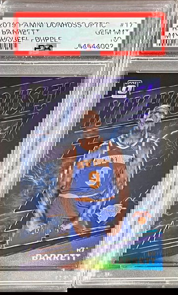 2019 RJ Barrett Panini  Donruss Optic My House! Purple #17 - PSA 10 Gem Mint