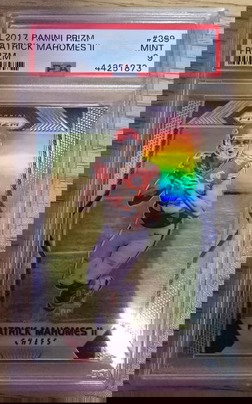 2017 Panini Prizm Patrick Mahomes II Rookie Silver Prizm