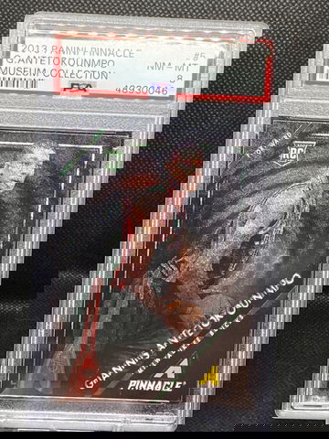 2013 Pinnacle Museum Collection Giannis Antetokounmpo PSA 8