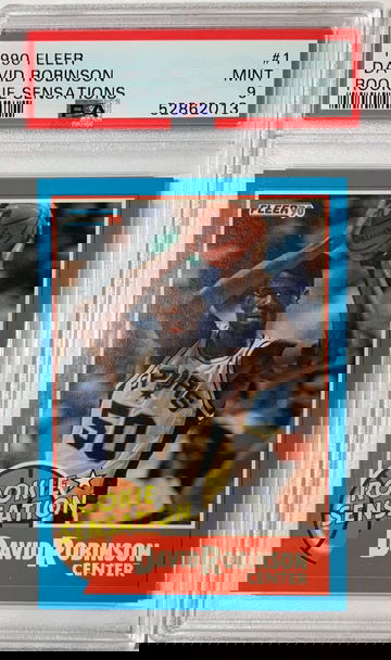 1990 Fleer David Robinson Rookie Sensations PSA 9 #1 