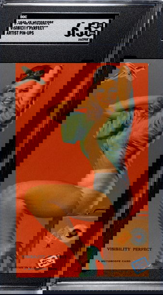 1940-45 Mutoscope Artist Pin-ups Visibility Perfect SGC 6.5 EXMT+