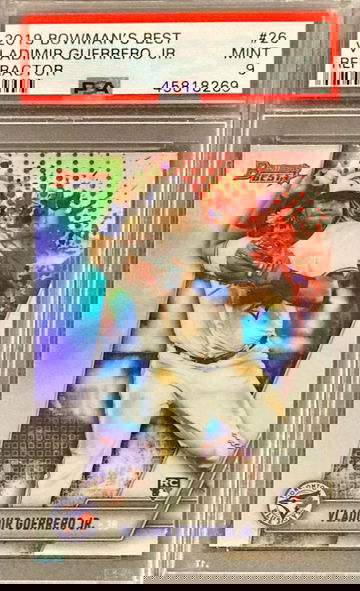 2019 Bowmans Best Vladimir Guerrero Jr PSA 9 Refractor Rookie #26 Toronto Blue Jays MINT