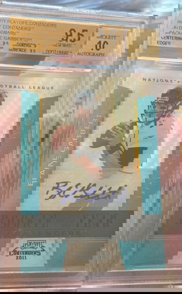 2011 Playoff Contenders Blaine Gabbert Rookie Of The Year /10 BGS 9.5 Auto 10