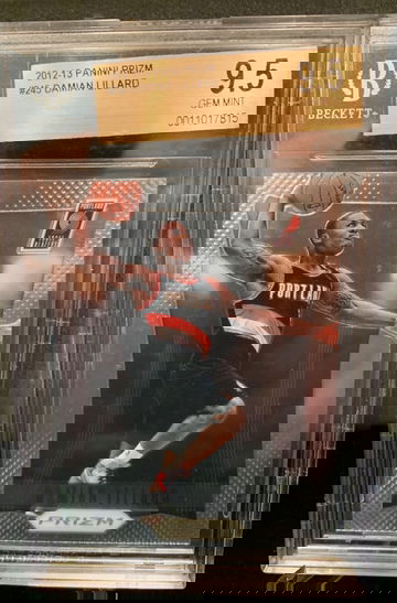 2012 Prizm Damian Lillard BGS 9.5