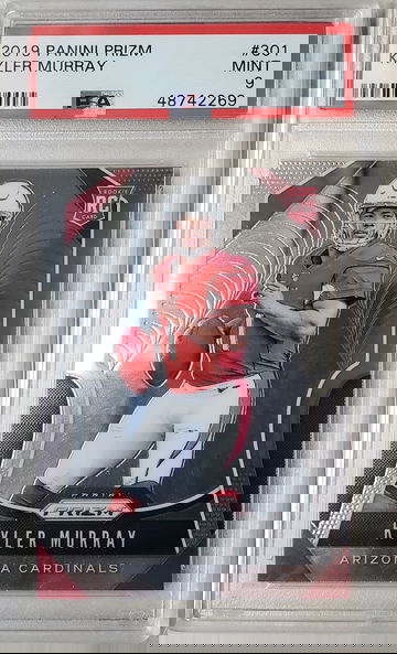 2019 Panini Prizm Kyler Murray Rookie Card RC PSA 9 #301