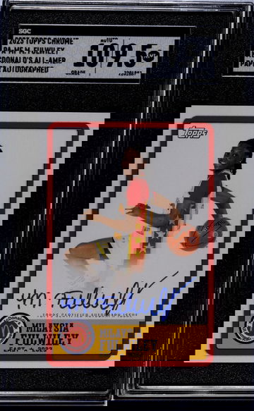 2023 Topps Chrome McDonald's All-American Milaysia Fulwiley #PA-MF Auto SGC 9.5 Auto 10