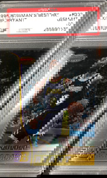 KOBE BRYANT 1996 Bowmans Best Rookie #R23 PSA 10 GEM MINT