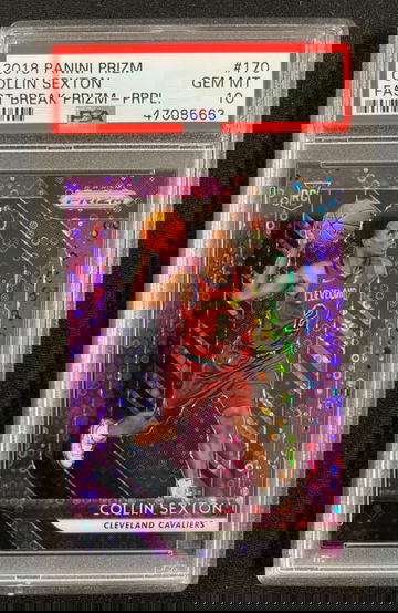 Collin Sexton 2018 Panini Prizm RC #d 10/75 Fast Break Purple