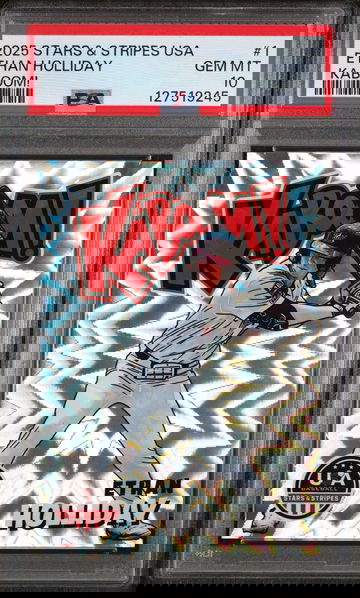 2025 Panini Stars & Stripes USA Kaboom! Ethan Holliday #1 PSA 10