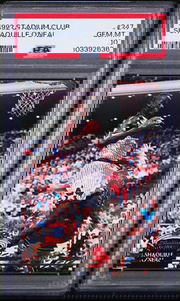 1992 Stadium Club Shaquille O'Neal #247 PSA 10