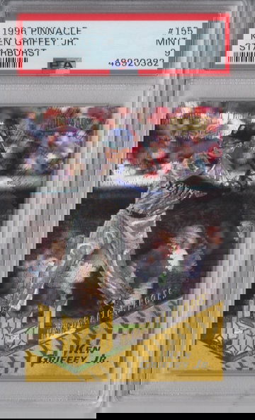 1996 Pinnacle Ken Griffey Jr Starburst PSA 9