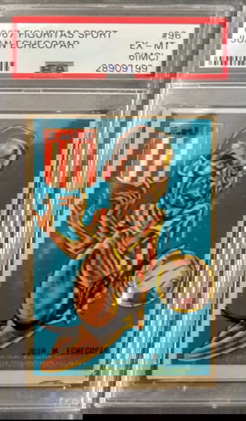 1967 Figuritas Sport Juan Echecopar PSA 6(MC)