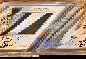 2014 Leaf Q Auto Larry Bird Shoe Patch 6/10