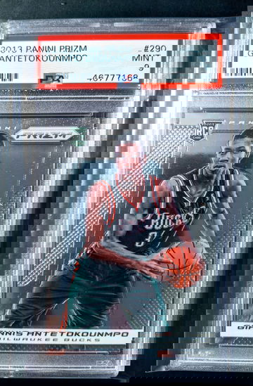 2013 Panini Prizm #290 Giannis Antetokounmpo Rookie PSA 9