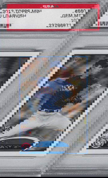 2012 Topps Mini Yu Darvish PSA 10 Gem-Mint