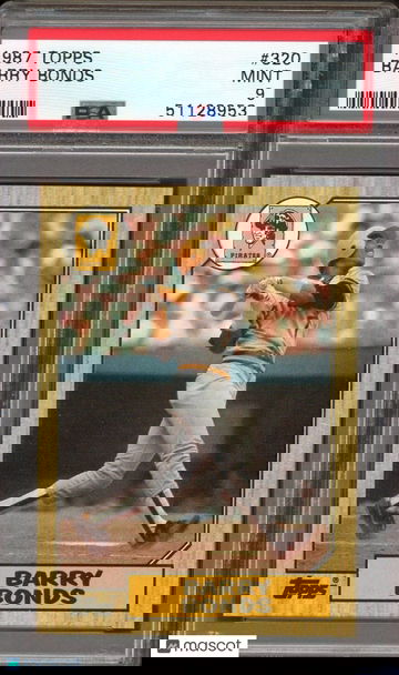 1987 Topps Barry Bonds #320 PSA 9