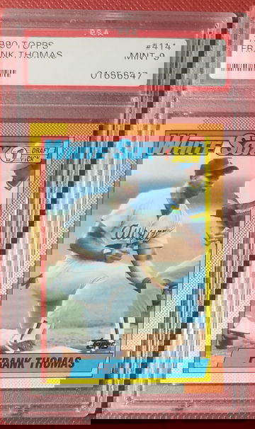 1990 Topps Frank Thomas #414 PSA 9 MINT