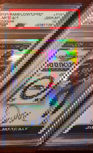 DK Metcalf 2019 Contenders Optic AUTO PSA 10 (POP 30)