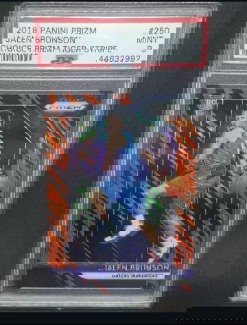 2018-19 Prizm Jalen Brunson Tiger Rookie PSA 9 #250