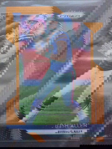 2018 Prizm Josh Allen Rookie Orange Die Cut /249