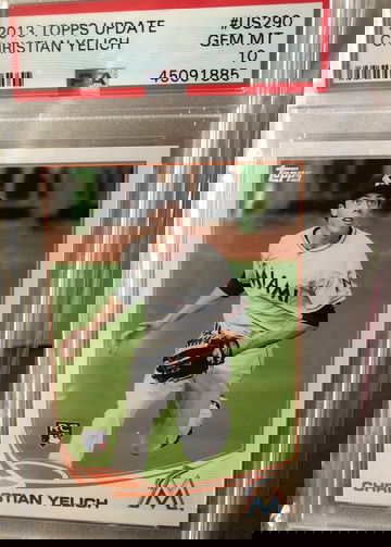 2013 topps update christian yelich 