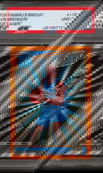 2018 Panini Donruss Orange Laser Jalen Brunson #179 PSA 9