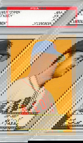 1952 Topps Leo Kiely Red Back #54 PSA 5 P1279